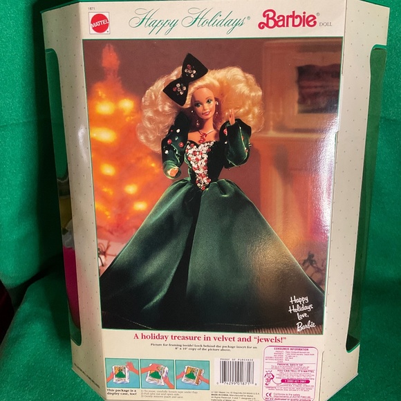 Barbie Holiday Special Barbie 1991 NRFB MINT CONDITION by Mattel Vintage - Picture 3 of 14